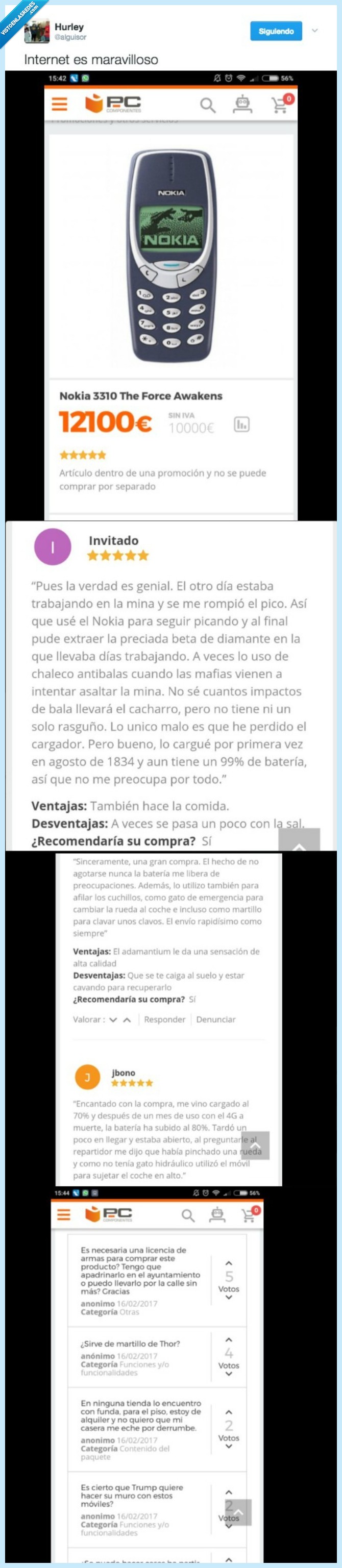 MÓVIL,3310,NOKIA,REVIEW