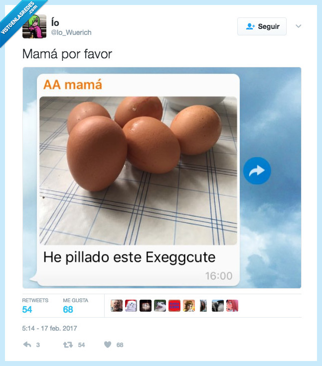 Exeggcute,madre,whatsapp