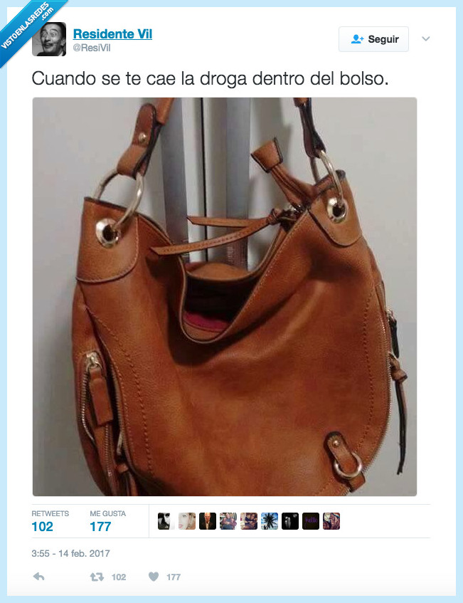 bolso,droga,risa