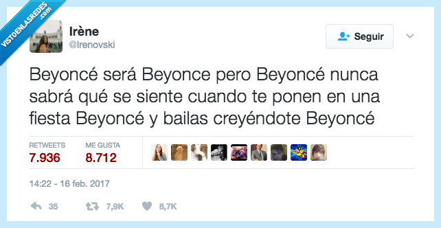bEYONCÉ,TRABALENGUAS,fiesta
