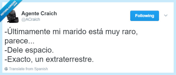 marido,extraterrestre,espacio,raro