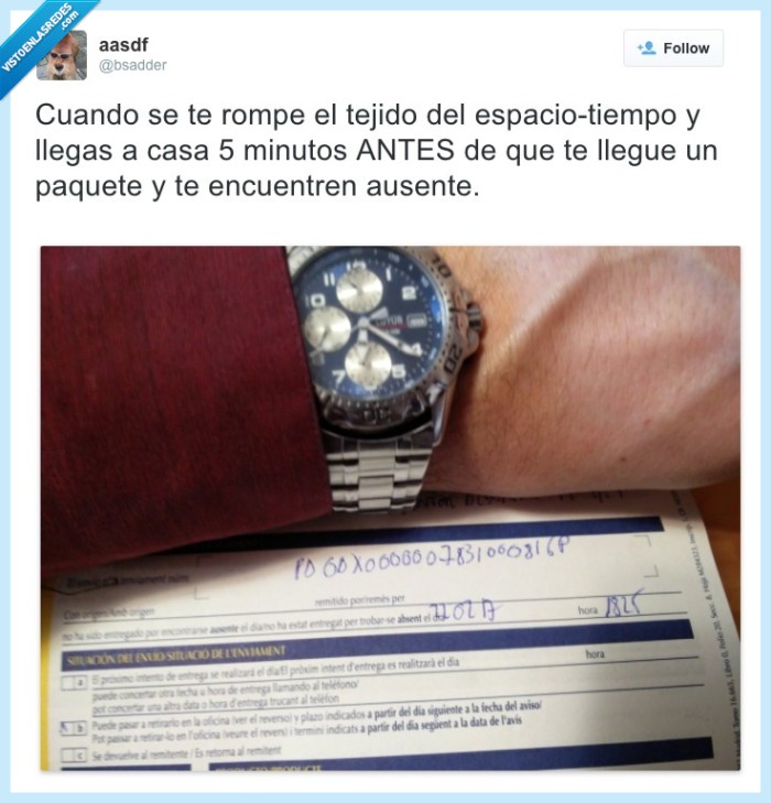 correos,espacio,tiempo,vergüenza