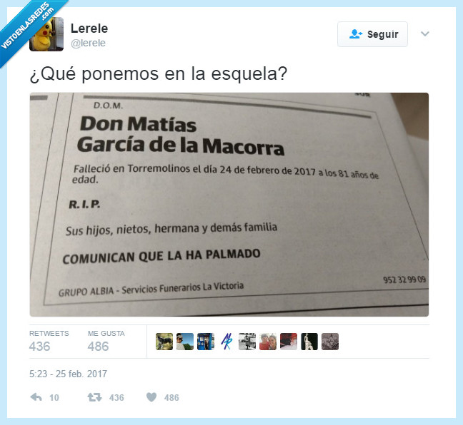 matías,moñeco,esquela moderna