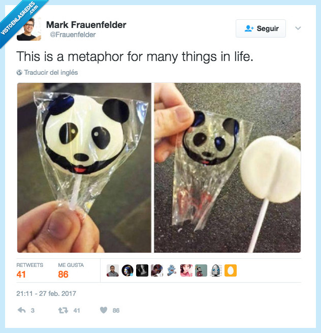 metáfora,vida,caramelo,estafa