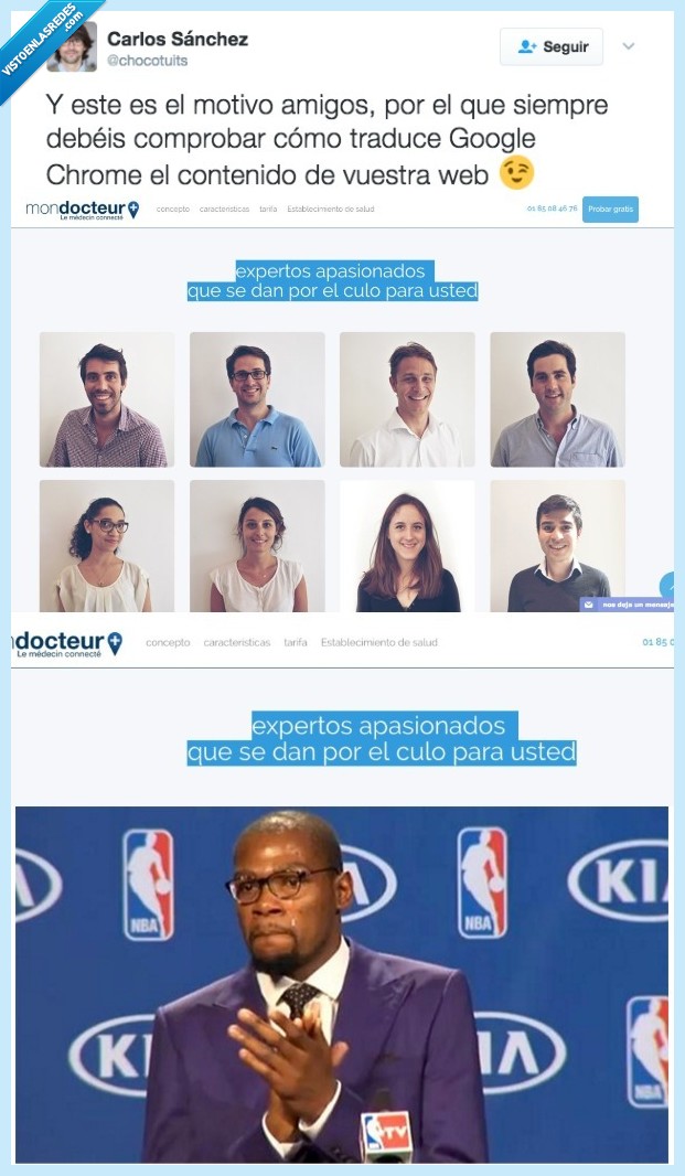 google traductor,lío,cagada