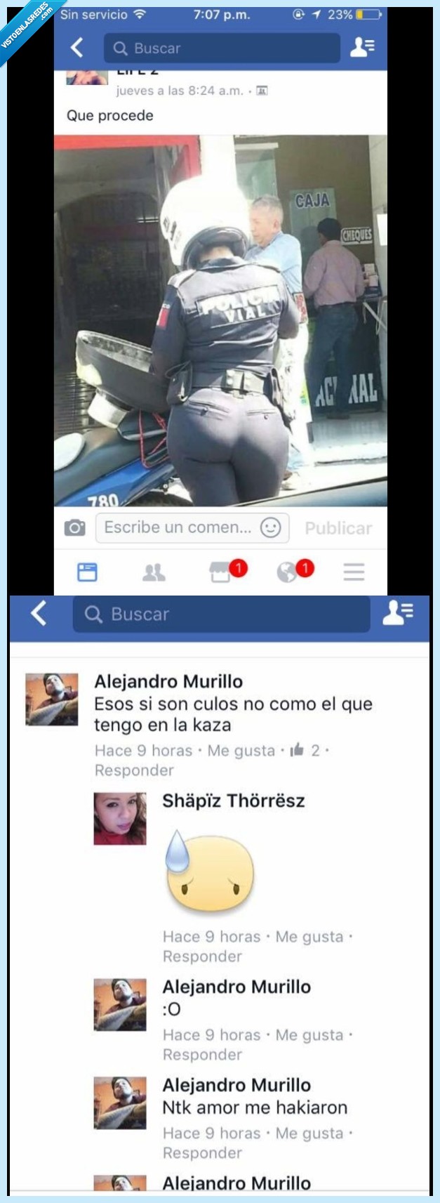 respuesta,ocurrente,"me hakiaron"