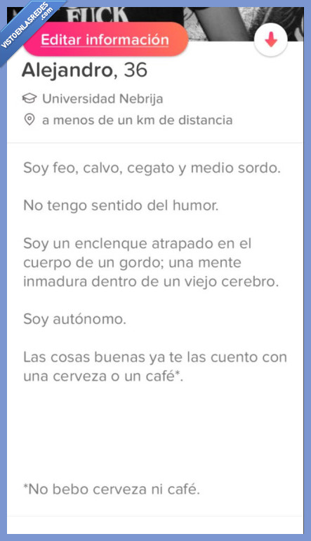 tinder,perfil,escapar