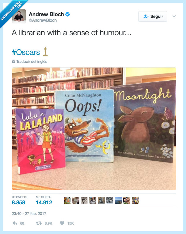 cagada,oscar,libreria