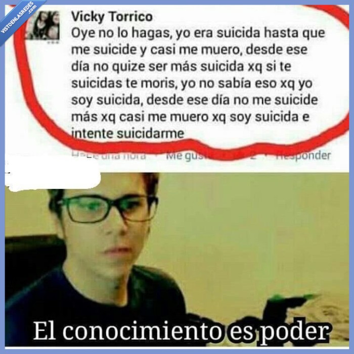 sucidio,facebook,conocimiento,poder