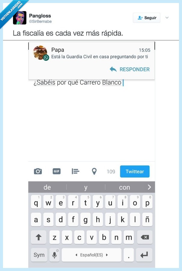 twittear,guardia civil