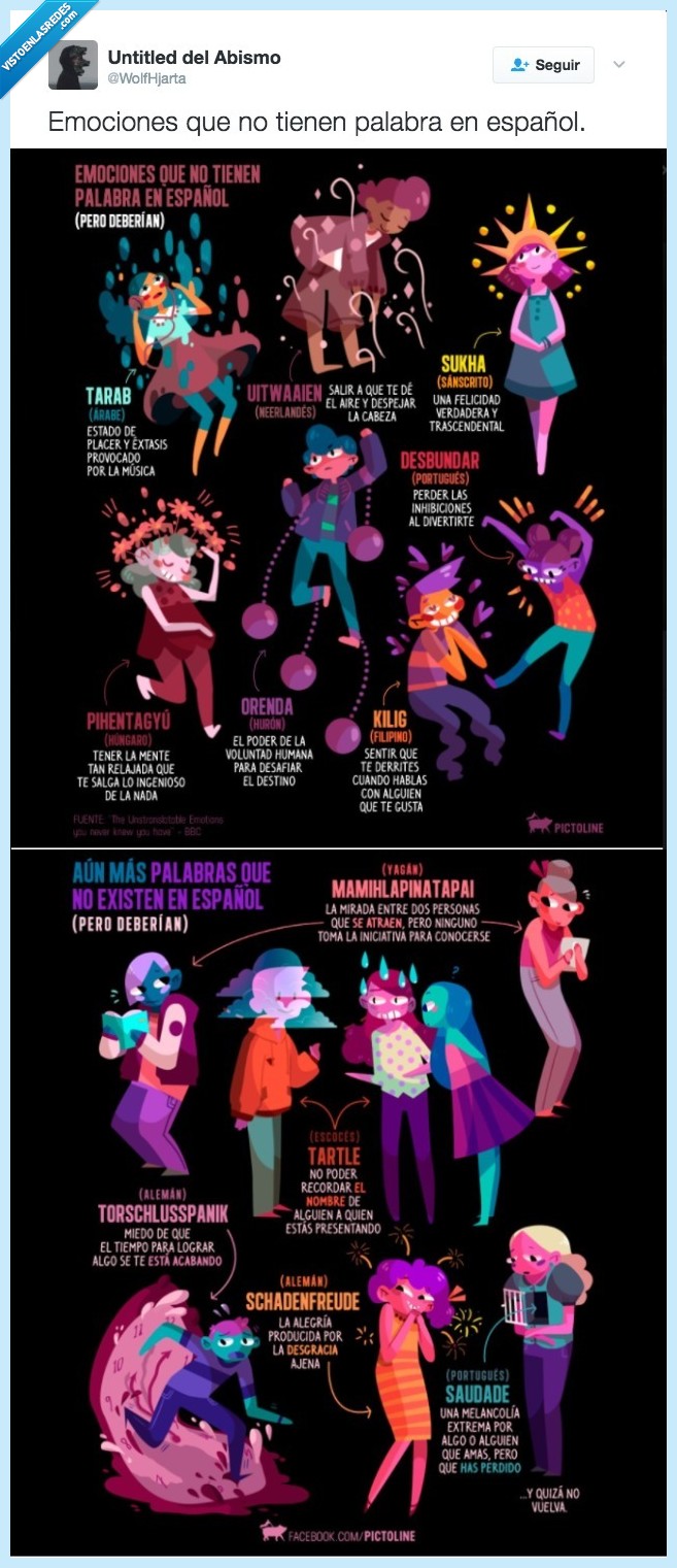 462148 - Las emociones que todo el mundo siente y no tiene palabras para expresarlas por@WolfHjarta
