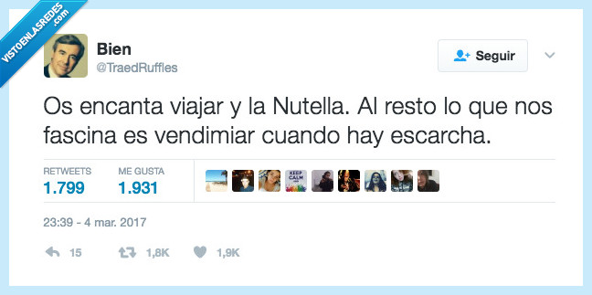 nutella,escarcha,vendimiar