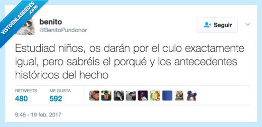 estudiar,dar,saber,antecedentes