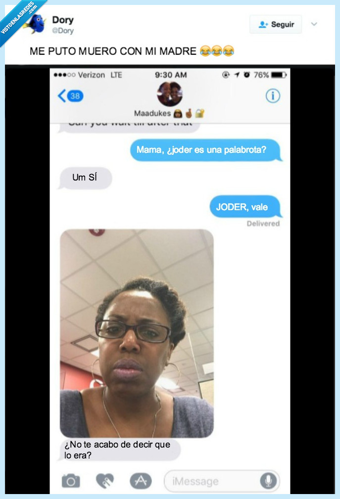 MADRE,CARA,MALA LECHE