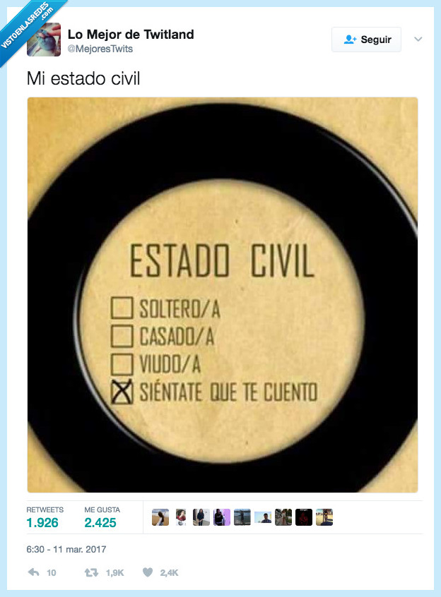 estado civil,complicado