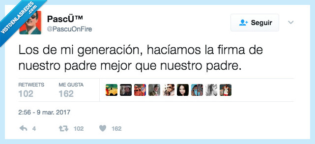 generación,firma,padre