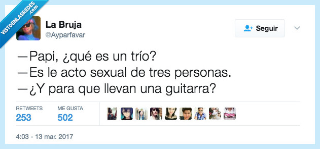 trío,guitarra,padre,respuesta