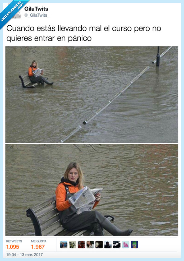 curso,pánico,llevar,mal el curso