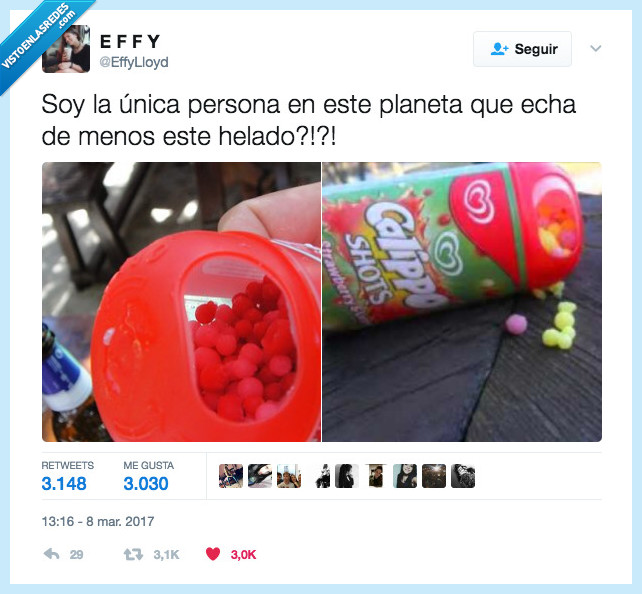 calipo,shots,helado,90's