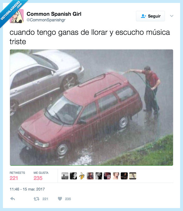 coche,lluvia,melancolía