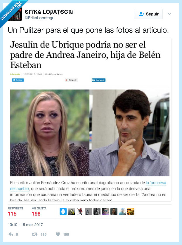 jesulín,belén esteban,fotografía,periódico