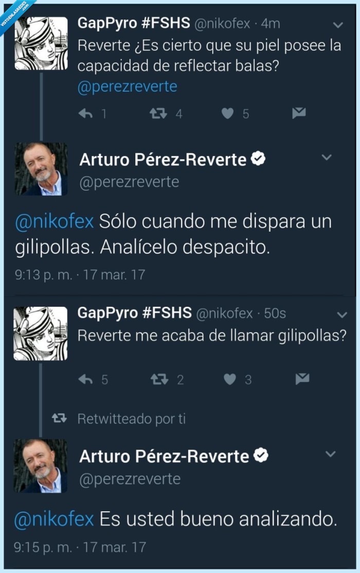perez reverte,zasca,analizar
