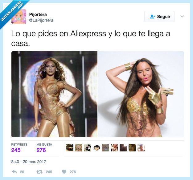 leticia sabater,beyoncé,comprar