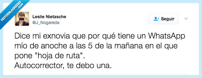 HOJA DE RUTA,autocorrector,whatsapp