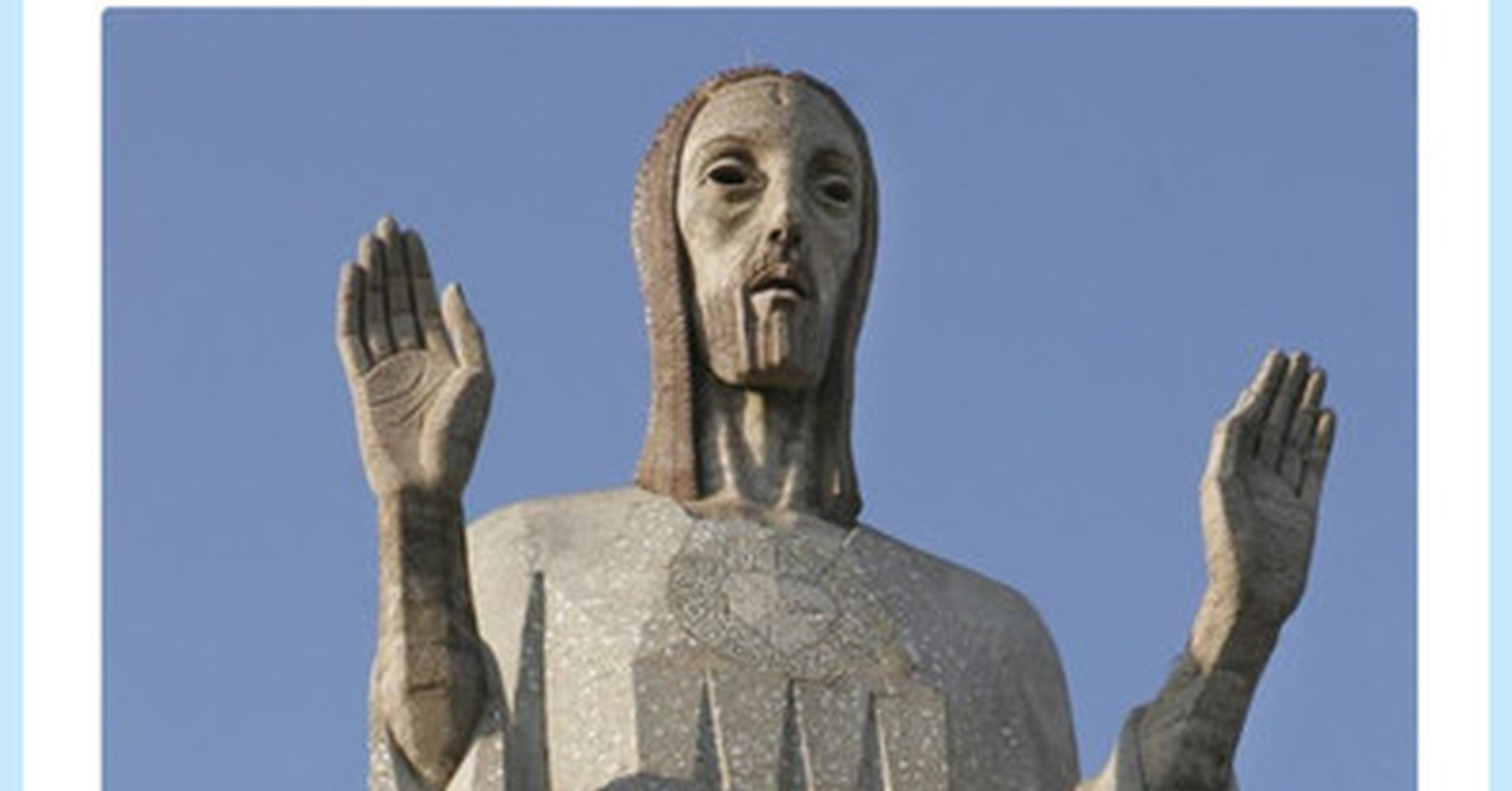 VEF Visto En Las Redes El Cristo Transformado En Meme Por Arezno VEF Visto En Las Redes El Cristo Transformado En Meme Por Arezno