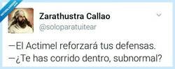 Enlace a Las defensas no lo sé pero quizás una sorpresa te llevas por @soloparatuitear