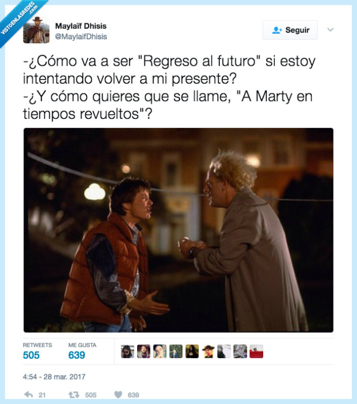 regreso al futuro,marty,chiste,tontaco