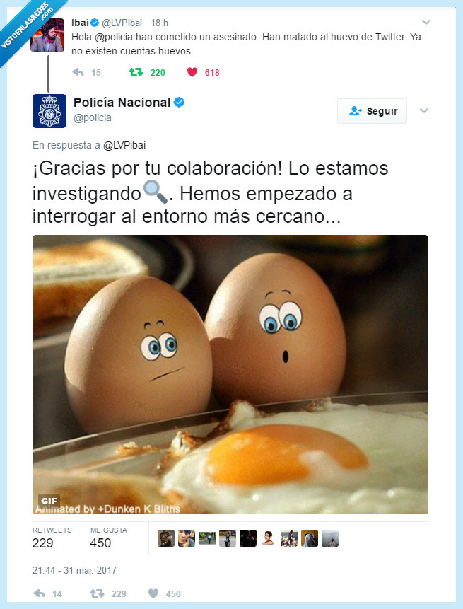 Ibai,policia,tweet,huvo del noob