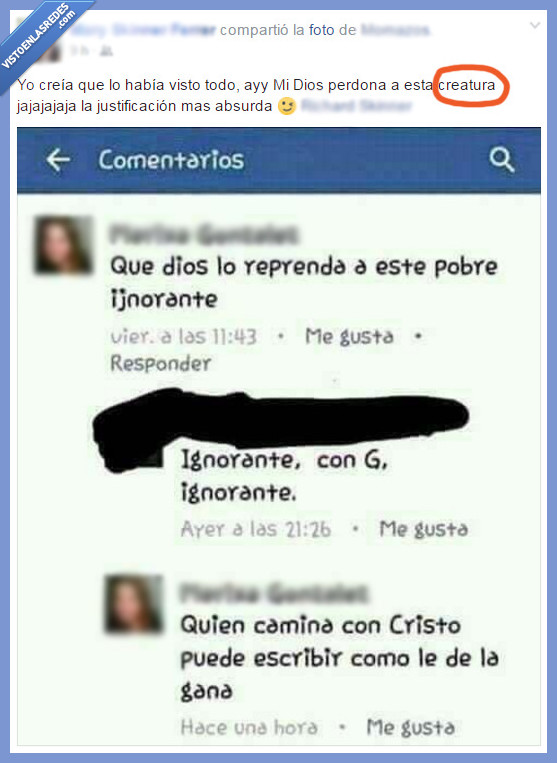 dios,ortografía,creatura,criatura,fail,facebook