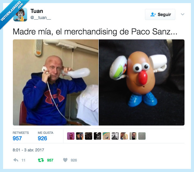 paco sanz,merchandinsing,potatoe