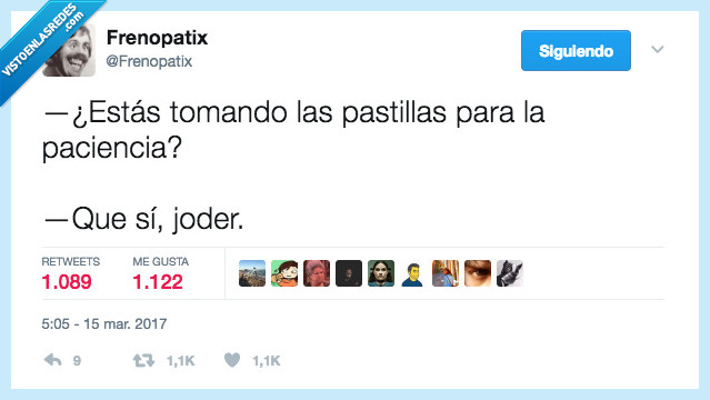 paciencia,tomar,pastillas