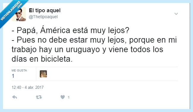 américa,lejos,uruguayo,bicicleta