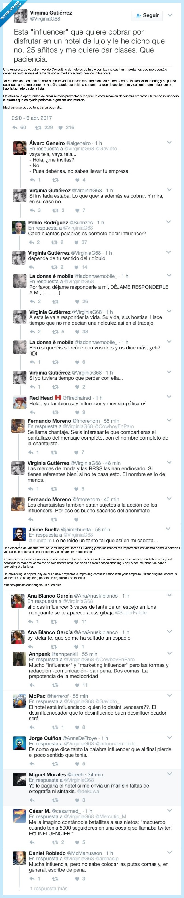 influencer,vacaciones,lujo,pagar