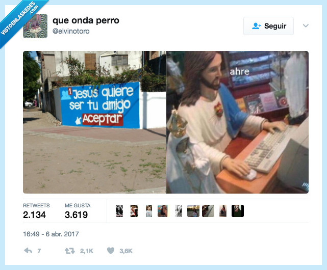 jesus,seguidores,perfil