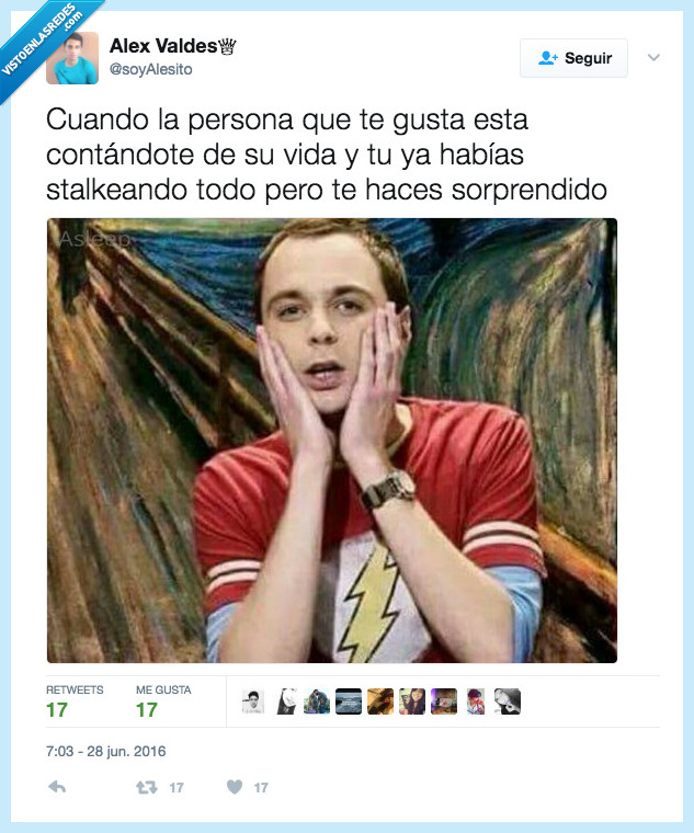 sheldon,stalkear,sorprendido