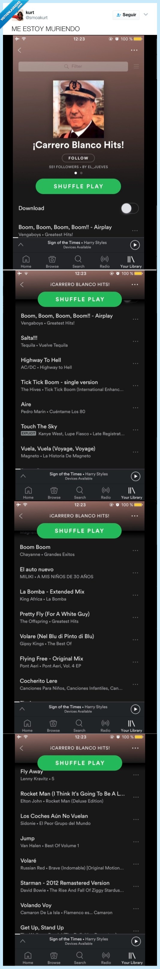 post,carrero,blanco,lista
