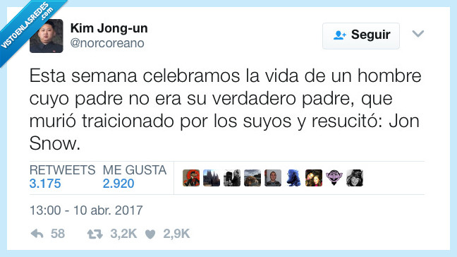 Jon Snow,celebrar,vida,padre,morir