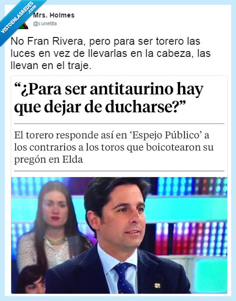 fran Rivera,toros,taurinos,antitaurinos,twitter,responder,españa
