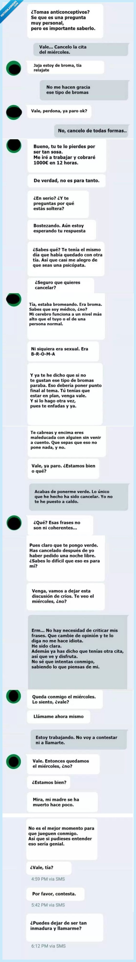 miercoles,loco,salir,anticonceptivas,chat