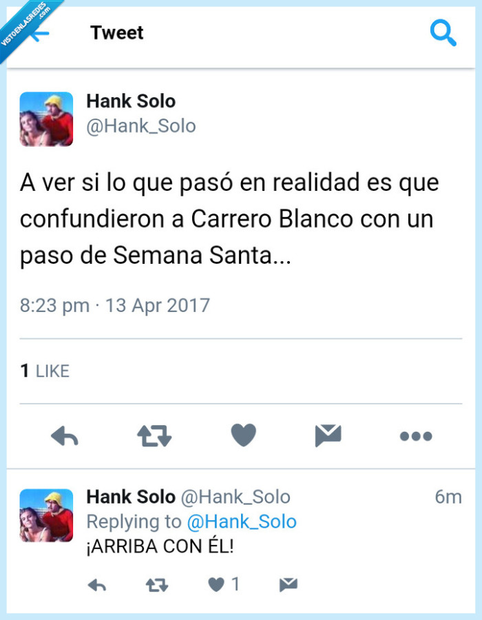 #CarreroBlanco #SemanaSanta