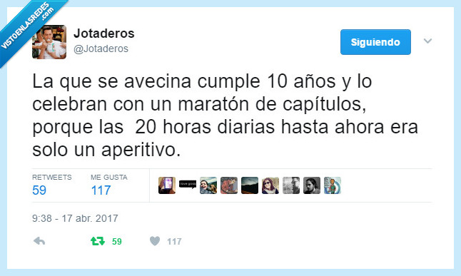 LQSA,maratón,capítulos,horas