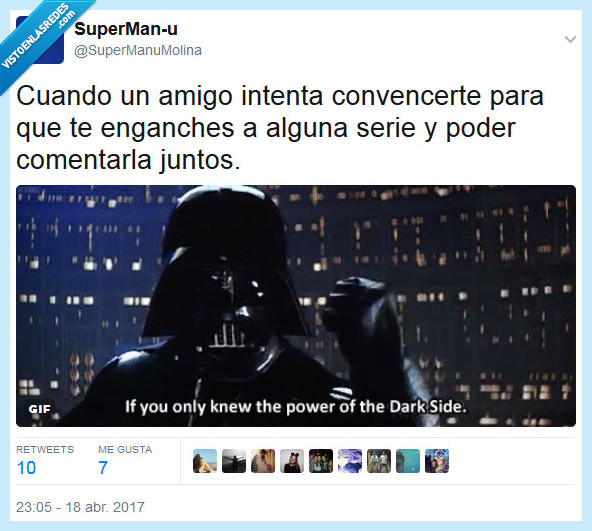 star wars,serie,amigo,convencer
