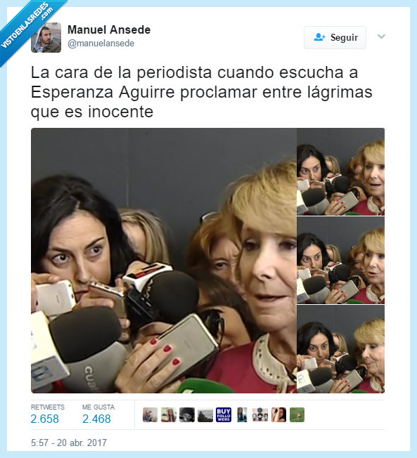esperanza aguirre,periodista