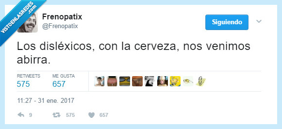dislexia,cerveza,arriba