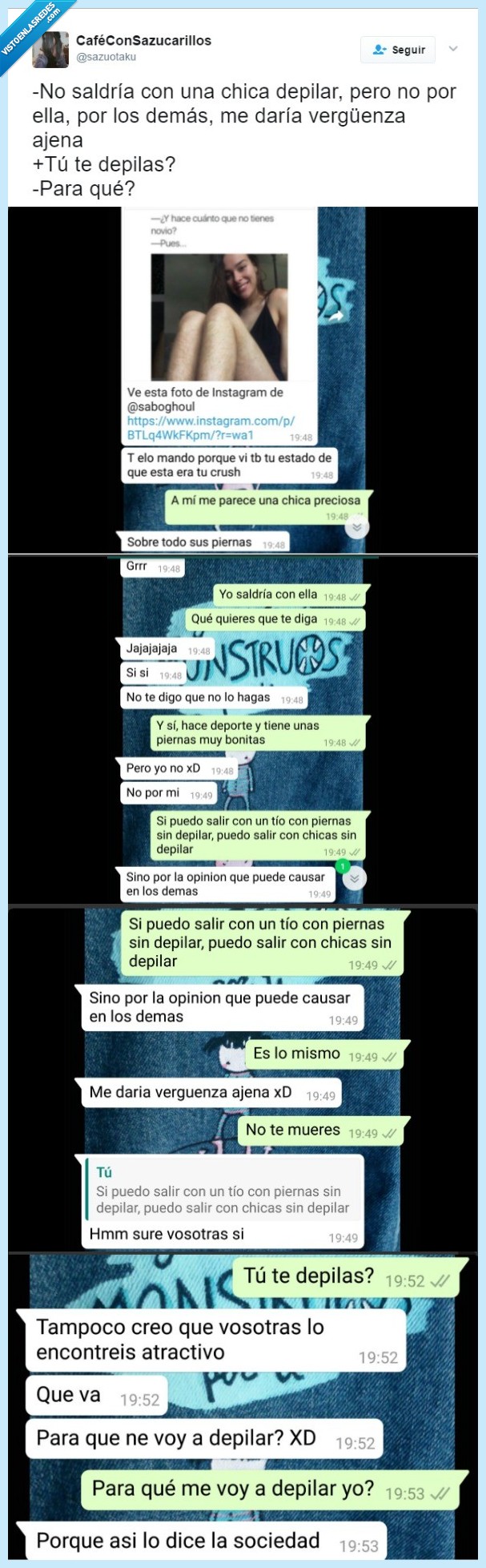 sentido común,depilación femenina