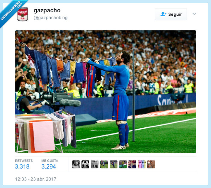 465110 - Te marca un gol a la misma vez que te hace la colada, por @gazpachoblog